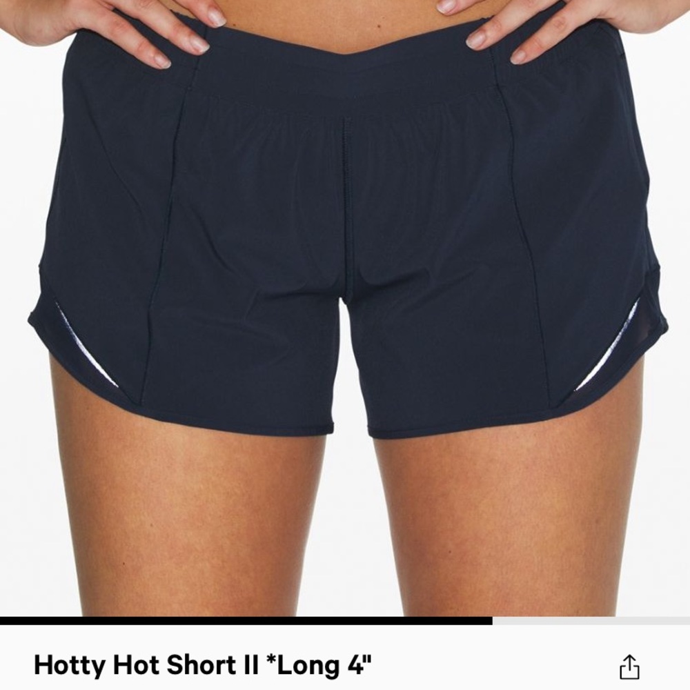 PERFECT CONDITION LULULEMON NAVY SHORTS